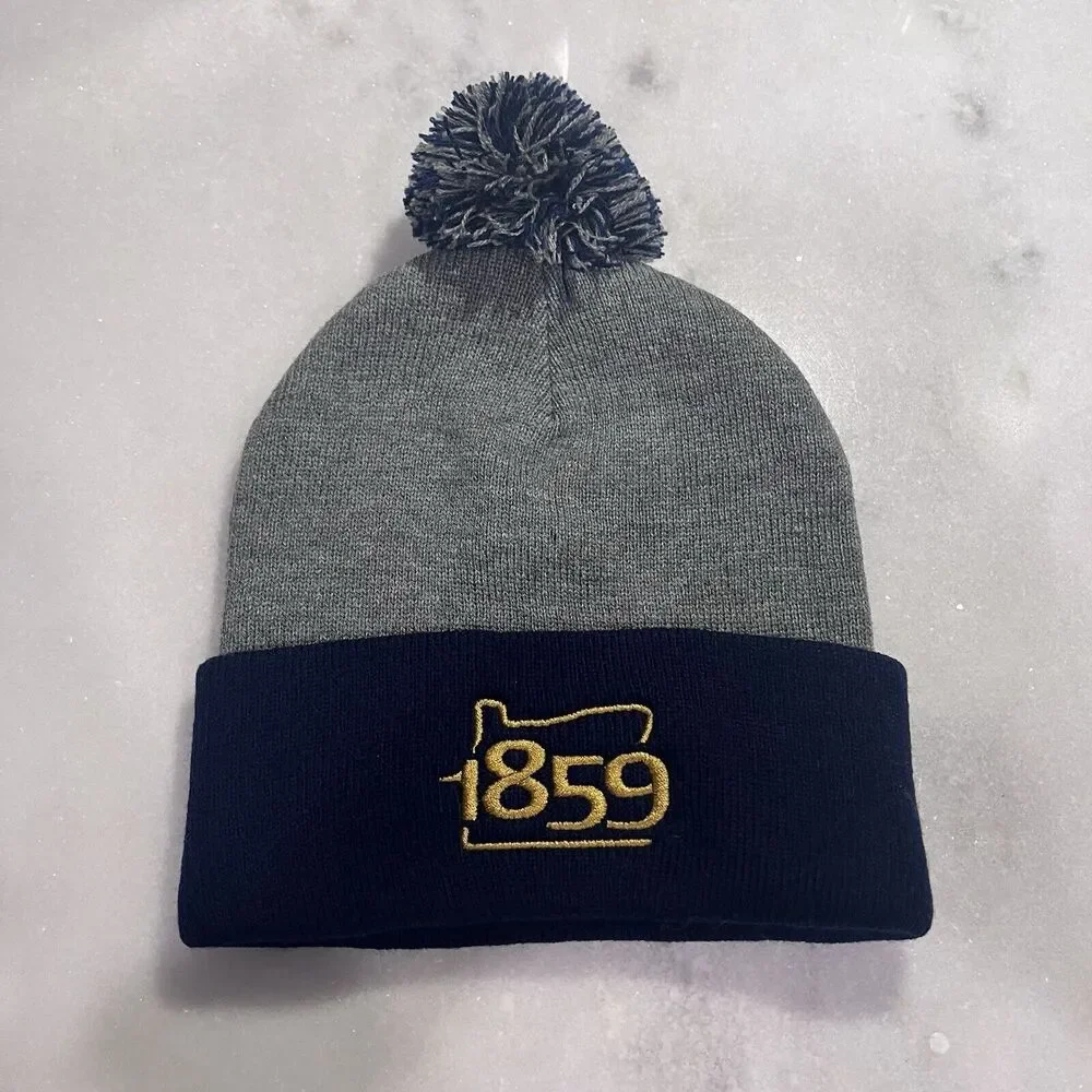 Oregon Statehood 1859 Beanie PNW Oregon Magazine Swag